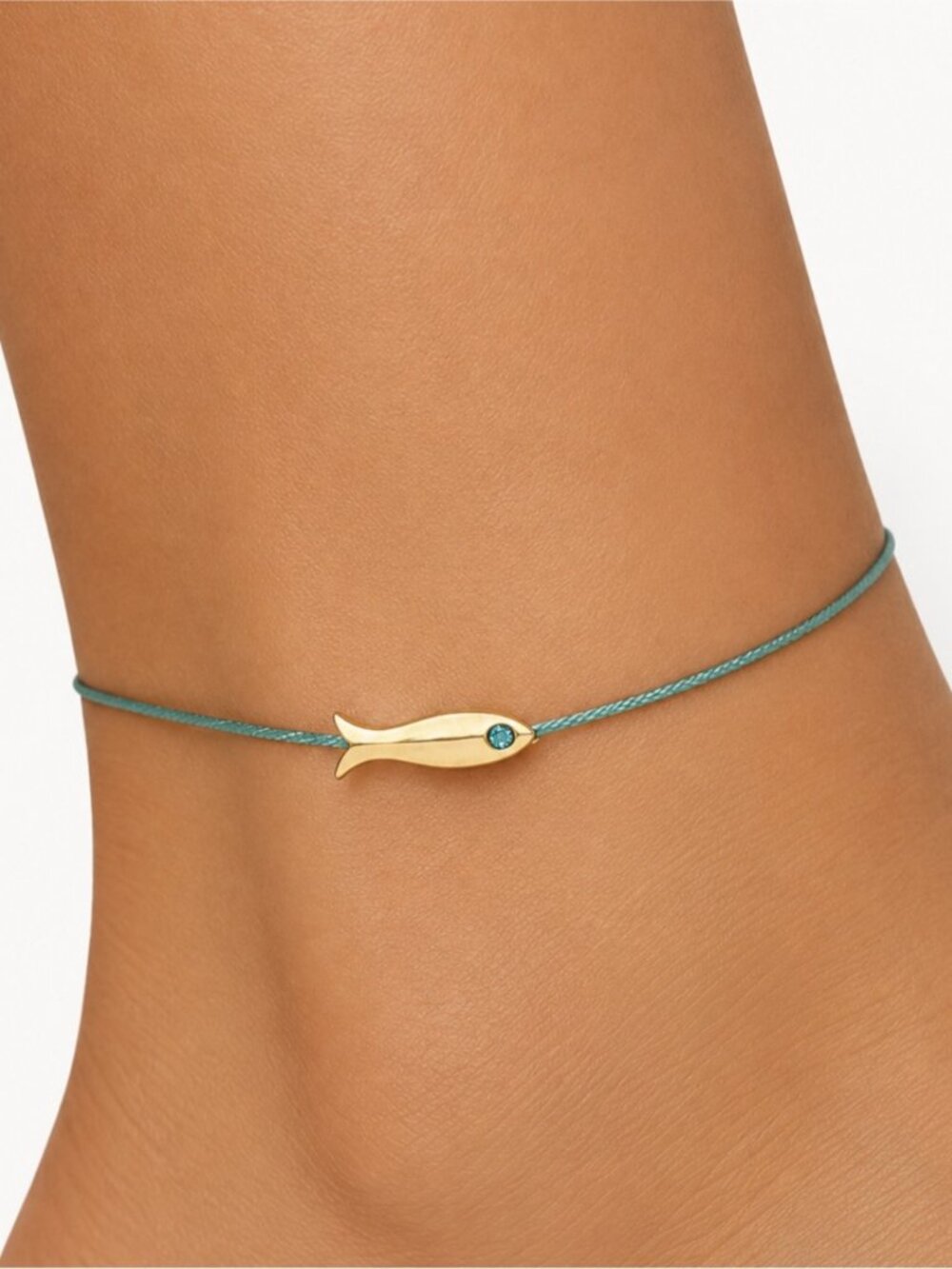 New! Coastal Blue Fish Anklet NWOT 3050 - Picture 2 of 3